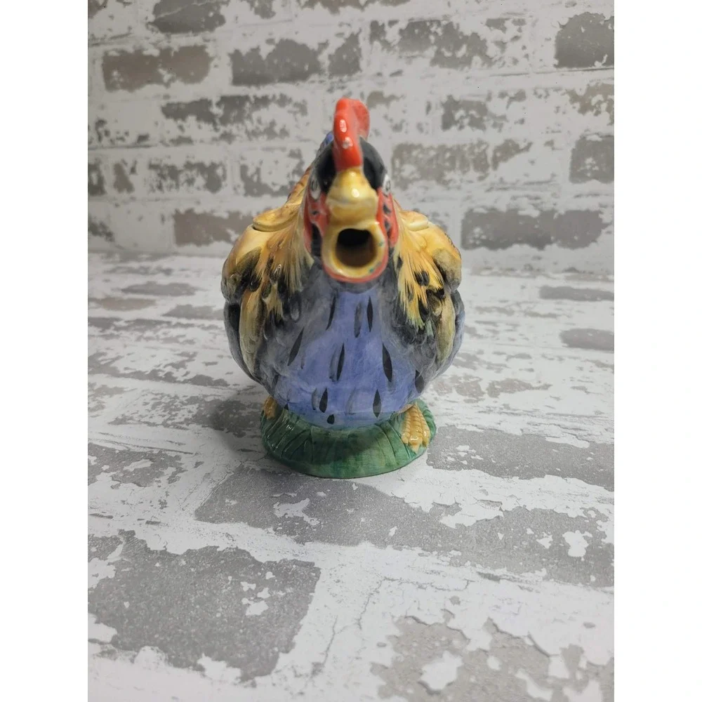 The Haldon Group Rooster Chicken Teapot Ceramic 1981‎ Japan